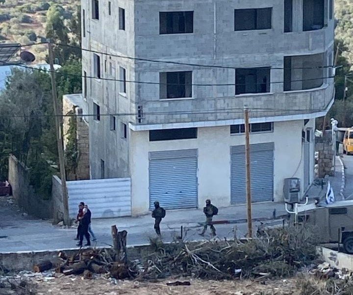 For the second day in a row, Israeli Occupation forces continue military operation in Salfit-area village