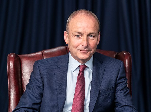 NEW YORK, UNITED STATES - 2021/09/20: Taoiseach Micheal Martin of Ireland during the meeting with Governor Kathy Hochul at governor's office in Manhattan. (Photo by Lev Radin/Pacific Press/LightRocket via Getty Images)