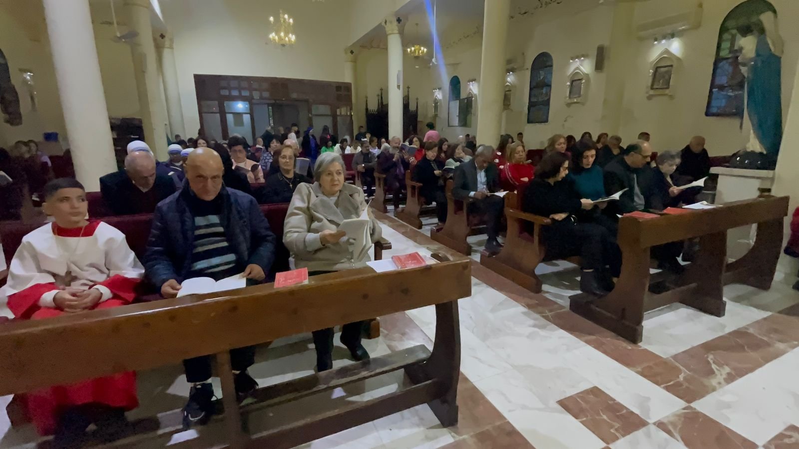 Christmas Eve Mass observed at the Latin Church of Holy Family in Gaza City