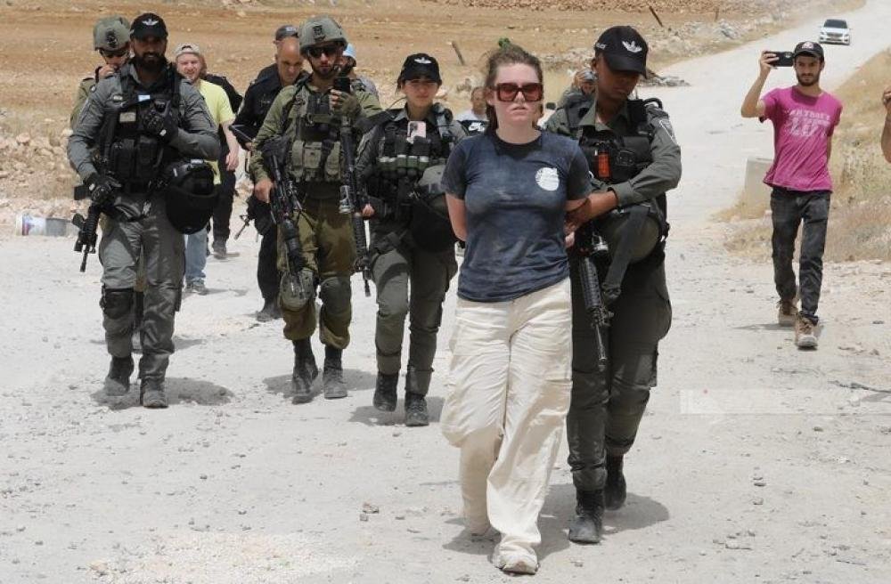 Israeli police detain international activists near Jericho