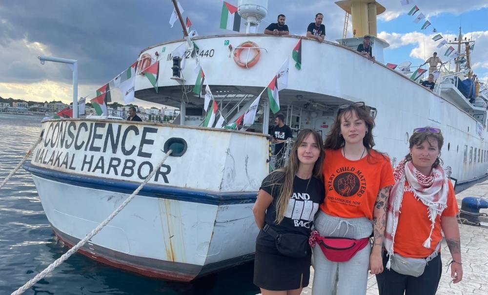 Canadian Boat to Gaza Confirms Release of Three Volunteers, While Three Remain Detained in Israel