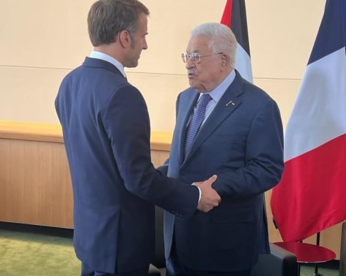 Palestinian President stresses international efforts to compel Israel to comply with UN resolutions