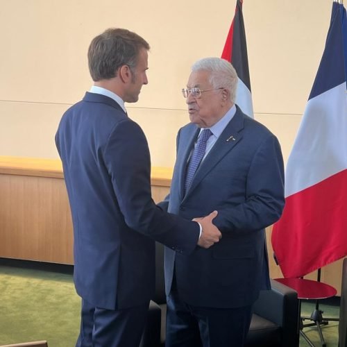 Palestinian President stresses international efforts to compel Israel to comply with UN resolutions