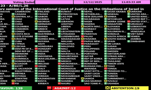 UNGA Votes to Hold Israel Accountable for Aid Obstruction and Violations in Gaza
