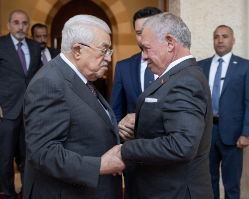 Abbas Meets King Abdullah II in Amman to Discuss Palestinian Developments