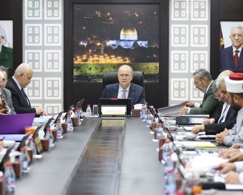 Palestinian Cabinet reaffirms rejection of any attempt to perpetuate occupation in Gaza or reduce its geography
