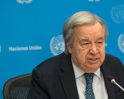 Secretary-General António Guterres briefs reporters on the start of the 80th Session of the United Nations General Assembly.

"UN week offers every possibility for dialogue and mediation. Every opportunity for forging solutions. Thousands of leaders’ meetings will take place. I will hold over 150 bilateral meetings myself. I will use every one of them to press leaders to contact each other, to speak directly with each other.  To bridge divides.  To reduce risks.  To find solutions.  To get serious," said the Secretary-General.