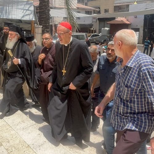 Jerusalem Church Leaders Condemn Israeli Strike on Latin Church in Gaza