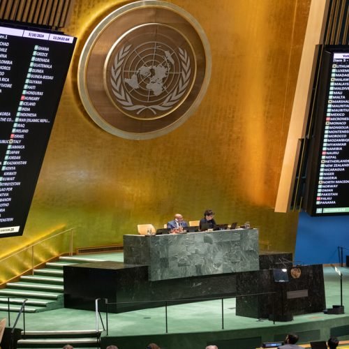 الجمعية العامة للأمم المتحدة تطالب بإقامة دولة فلسطينية واحياء ذكرى النكبة سنويا