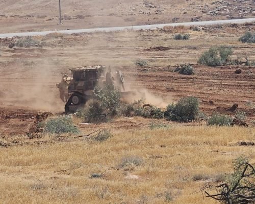 Al-Mughayyir Under Siege: Israeli Forces Uproot Thousands of Olive Trees