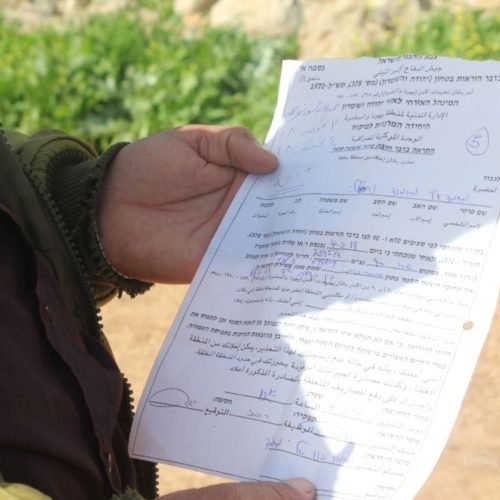 Israeli Occupation Orders Demolition and Construction Halts in Salfit
