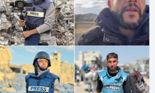 Palestinian Presidency Condemns Journalist Massacre in Khan Younis