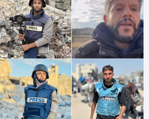 Palestinian Presidency Condemns Journalist Massacre in Khan Younis