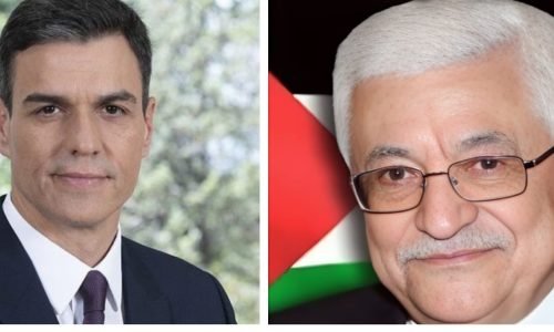 President Abbas receives phone call from Spanish Prime Minister