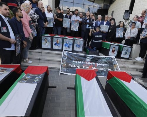 Palestinian Journalists Urge UN Action to Stop Media Genocide in Gaza